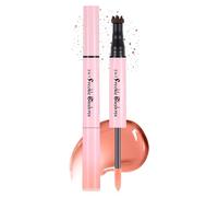 U-Shinein Light Brown+Soft Nude Pink 2-in-1 Freckle Pen & Liquid Blush | Waterproof long-lasting formula, natural sun-kissed freckle effect, smudge-proof, highly pigmented, for daily & party makeup