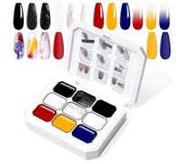 U-Shinein Vernis à ongles gel dégradé 9 couleurs pour ongles ombrés, Aura Nails, French Manucure, DIY Nail Art, palette A9
