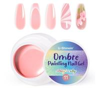 U-Shinein Vernis à ongles gel ombré, printemps été coloré, pour ongles ombrés, Aura Nails, French Manucure Diy Nail Art #11 Rose clair