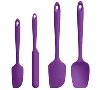 U-Taste 4 Pcs Cuisine Spatule Maryse Silicone, Résistant à 250℃, Violet