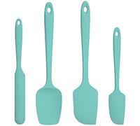 U-Taste 4 Pcs Cuisine Spatule Maryse Silicone, Résistant à 315℃, Ciel Aqua