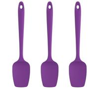 U-Taste Cuillère Maryse Silicone, Résistant à 315℃, Lot de 3, Violet | Cuisine Spatule professionnelle en Caoutchouc sans Soudure Flexible, Ustensile de Cuisson pour Mélanger Remuer Racler