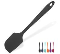 U-Taste Grande Spatule Maryse Silicone, Résistant à 315℃, 29cm, Noir | Cuillère professionnelle en Caoutchouc sans Soudure Flexible, Ustensile de Cuisson pour Mélanger Remuer Racler