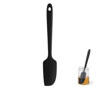 U-Taste Petite spatule en silicone de 22,7 cm : 315 ℃ résistante à la chaleur antiadhésive sans couture mini spatule flexible, ustensile de cuisine pour cuisiner, mélange et gratter (Noir)