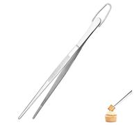 U-Taste Pince de Cuisine, Acier Inoxydable 18/8, Embout Pointu, 20cm | Soudure Sans Joint Robuste et Force de Pincement Améliorée - Pour Cuisson, Service, Décoration et Dressage