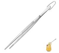 U-Taste Pince de Cuisine, Acier Inoxydable 18/8, Embout Pointu, 25cm | Soudure Sans Joint Robuste et Force de Pincement Améliorée - Pour Cuisson, Service, Décoration et Dressage