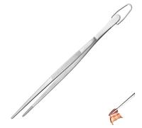 U-Taste Pince de cuisine de 30 cm : pince de cuisine en acier inoxydable 18/8 avec soudure sans soudure, fonction de serrage flexible et antidérapante pour servir, griller, rôtir, décorer et dresser