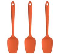 U-Taste Spatule à Cuillère en Silicone: Lot de 3 315℃ Résistant à la Chaleur Racloir en Caoutchouc Flexible sans Bpa, Ustensiles de Cuisine pour la Cuisson, le Grattage et le Mélange (Orange)