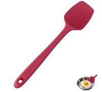 U-Taste Spatule cuillère extra large en silicone de 35 cm, résistante à la chaleur jusqu'à 315°C, de qualité alimentaire, sans couture, flexible, pour la cuisson, le mélange et le grattage (Rouge)