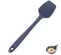 U-Taste Spatule cuillère extra large en silicone de 35 cm, résistante à la chaleur jusqu'à 315°C, de qualité alimentaire, sans couture, flexible, pour la cuisson, le mélange et le grattage (Bleu Nuit)