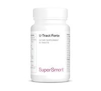 U-Tract Forte - Confort Urinaire - Atténue les gênes urinaires -SuperSmart | Extrait de Canneberge Breveté CranMax® - D-Manose, Bromélaïne, Pissenlit, Hibiscus, Cranberry - Vegan - Sans Gluten