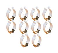 U Tube Pince, 10 Pièce Acier Inoxydable U Tube Pince, Collier Serrage, Acier Inoxydable Collier de Serrag, Peut Etre Utilisé pour Renforcer les Outils et Les Tuyaux pour Eviter L'affaissement