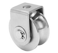 U Type Roue roue Poulle de piste en acier inoxydable pour la porte coulissante chariot industriel de 48 mm de diamètre