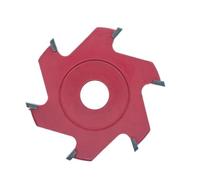 U/V-type 6/8 12 Dents Plaque Aluminium-plastique Lame De Coupe À Angle Droit Alimentée À 90 °, Disque De Sculpture À Fond Rond Outils De Travail Du Bois Lame De Tondeuse(U-Type 8x6T)
