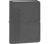 U Yourself Mini Agenda Journalier 2025-2026 - Agenda De 16 Mois Avec Couverture Souple Terrifiante, Élastique Et 448 Pages, Idéal Pour L'école Et L'université 11 X 15,3 Cm, Gris