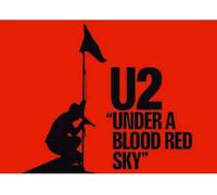 U2 - Carte postale "Under A Blood Red Sky" RO7683 (Taille unique) (Rouge/Noir)