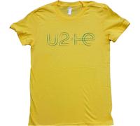 U2 - "I+E Logo 2015" T-shirt pour femme RO5023 (M) (Jaune)