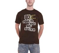 U2 - "I+E Paris Event 2018" T-shirt homme/femme unie RO3914 (L) (Marron)