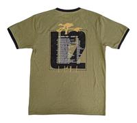 U2 Joshua Tree Europe Tour 1987 Ringer T Shirt Size L
