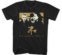 U2 - "Joshua Tree" T-Shirt pour homme/femme unie RO5465 (XL) (Noir)