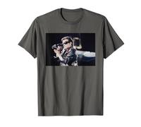 U2 Live in Cardiff Zoo TV Tour Bono avec caméscope T-Shirt