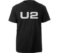 U2 - T-Shirt # S Unisex Black # Logo [Import]