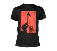 U2 - T-Shirt Under A Blood Red Sky - Adulte (2XL) (Noir/Rouge)