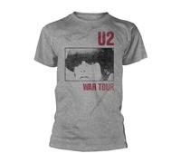 U2 T Shirt War Boy Tour Band Logo Nouveau Officiel Homme Gris Size S