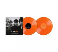 U2 U218 Singles, Limited Edition Neon Orange Color Vinyl 2x LP