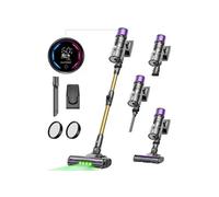 U20, Aspirateur Balai sans Fil 60KPA,600W, Technologie GreenEye, Autonomie de 60 mins, 1.5L, Tube Pliable, Brosse Anti-Emmêlement, Multifonction,