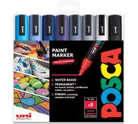 \U2013 Lot De 8 Marqueurs À Peinture De 1,8 À 2,5 Mm Dans Un Coffret Cadeau, Tons Froids - Pc-5m[Z2860]