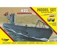 U23 (german Submarine Wwii Typeiib(model (model Set)- 1:400e - Mirage Hobby G