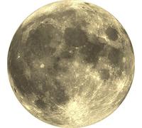 U24 Autocollant pour voiture Motif lune