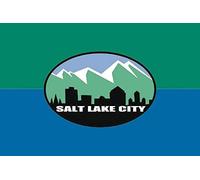 U24 Autocollant Salt Lake City Drapeau 8 x 5 cm Autocollant pour voiture