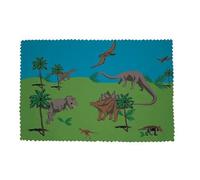 U24 Chiffon de nettoyage en microfibre pour lunettes Motif drapeau dinosaure