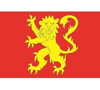 U24 Drapeau d'Aveyron Department - Qualité supérieure - 30 x 45 cm