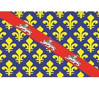 U24 Drapeau de la Creuse Department de Bateau Qualité Premium 20 x 30 cm