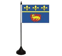 U24 Drapeau de table Vitry-le François (France) Drapeau de table 10 x 15 cm