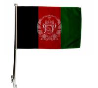 U24 Drapeau de voiture Afghanistan de qualité supérieure