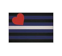 U24 Écusson à coudre Drapeau Leather Pride 9 x 6 cm