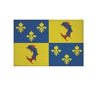 U24 Écusson à coudre ou à repasser Motif drapeau de la province des Dauphine 9 x 6 cm