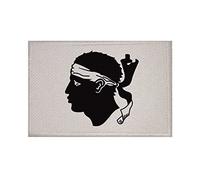 U24 Écusson drapeau de la Corse - Thermocollant - 9 x 6 cm