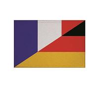 U24 Écusson drapeau de la France - Allemagne - Thermocollant - 9 x 6 cm