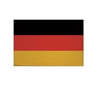U24 Écusson drapeau de l'Allemagne thermocollant 9 x 6 cm