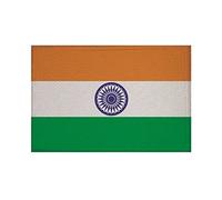 U24 Écusson drapeau de l'Inde - Thermocollant - 9 x 6 cm