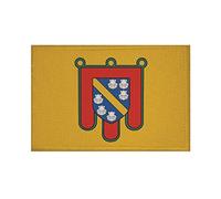 U24 Écusson drapeau du Cantal Department thermocollant 9 x 6 cm