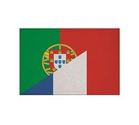 U24 Écusson drapeau du Portugal - France, thermocollant - 9 x 6 cm