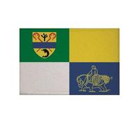 U24 Écusson thermocollant drapeau Koksijde (Belgique) 9 x 6 cm