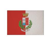 U24 Écusson thermocollant drapeau Rimini (Italie) 9 x 6 cm