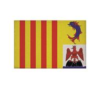 U24 Écusson thermocollant ou à coudre Motif drapeau de Provence Alpes Cote d'Azur 9 x 6 cm
